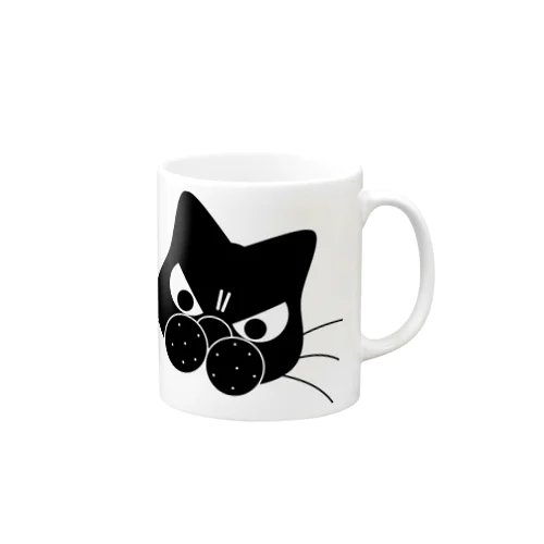 守り猫 Mug