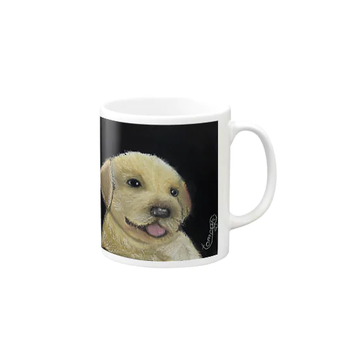 チョークアート　子犬🐶 Mug