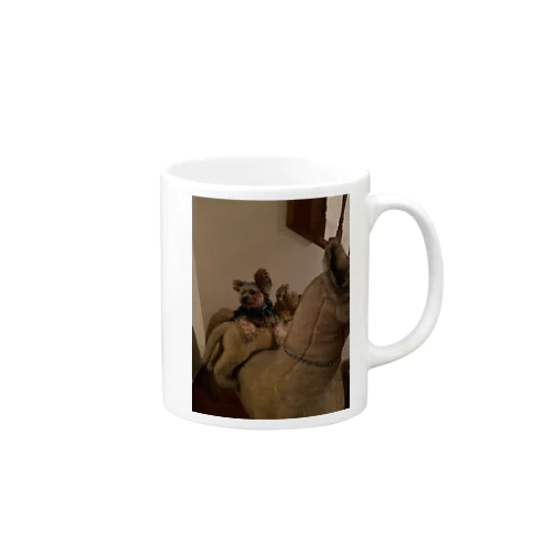 ヨーキー on the dog Mug