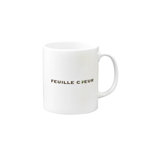 feuille coeur マグカップ