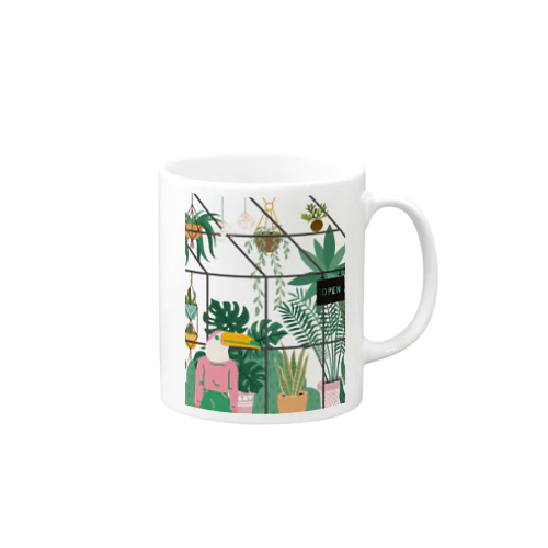 南国の観葉植物店 Mug