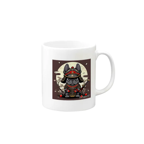 Samurai FrenchBulldog マグカップ