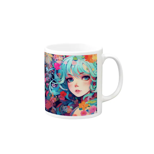 かわいい少女マンガ Mug