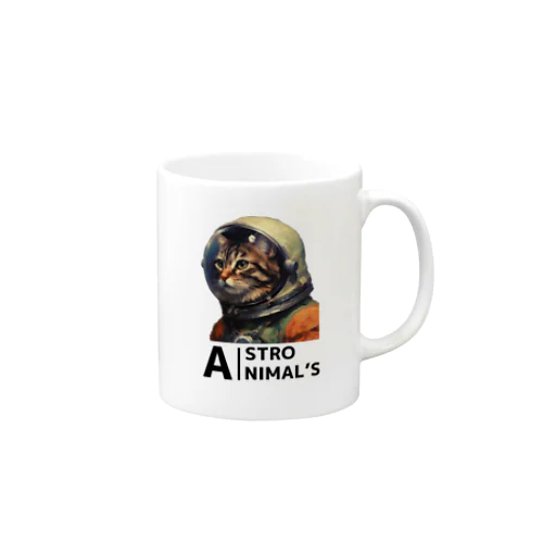 ASTRO ANIMAL'S cat マグカップ