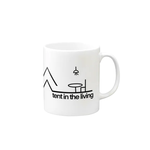 tent in living Mug