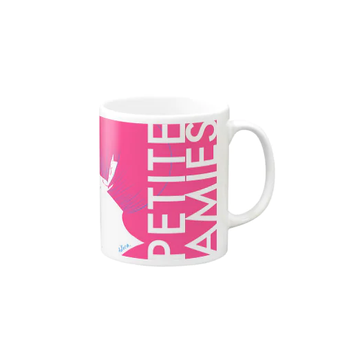 PETITE AMIES ショートヘアちゃん　ピンク Mug