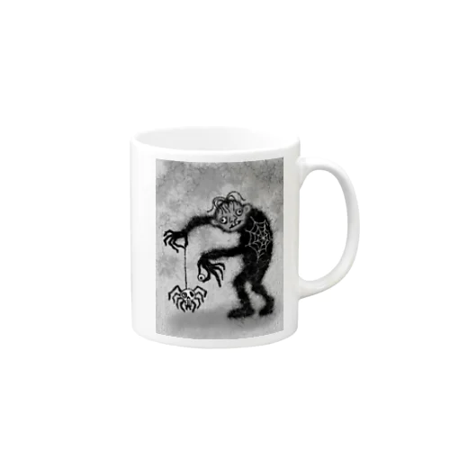 クモの巣男 Mug