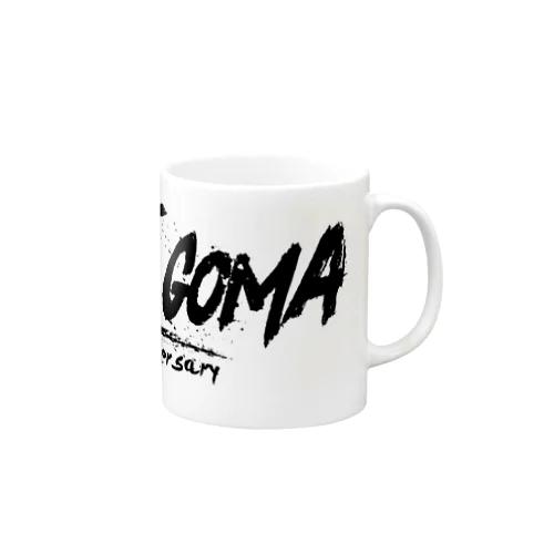 GOMA１０周年ロゴグッズ マグカップ