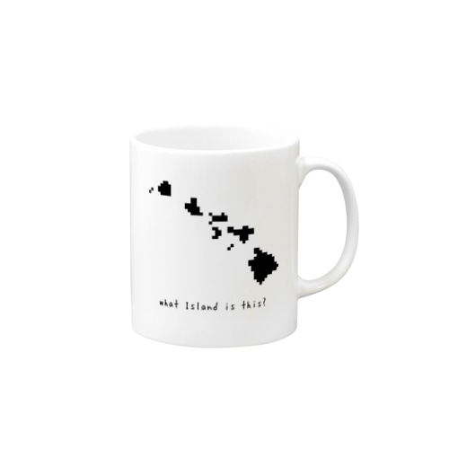 Hawaii map Mug