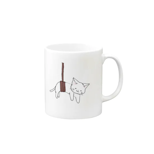 ねこすくい（白） Mug