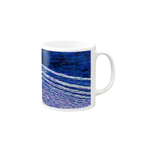 波打ち際（夜） Mug