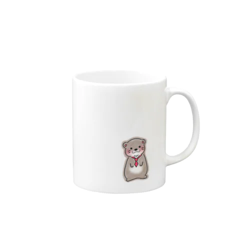 会社員の河中さん（カワウソ） Mug