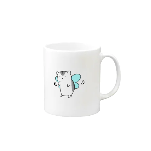 ホバリングするハムスター(ジャンガリアン) Mug