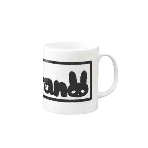 ロゴっぽいぺぇ(黒) Mug