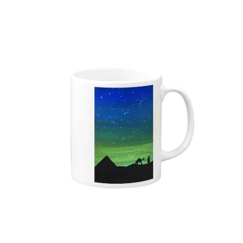 星空のピラミッドの彼方 Mug