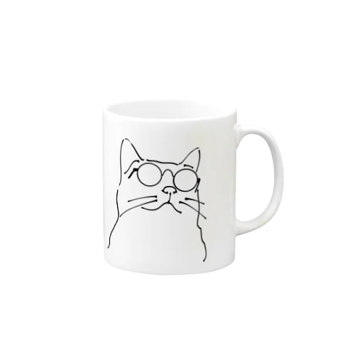 吾輩は猫である。 Mug