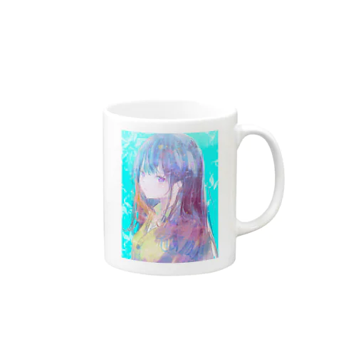 青髪 Mug