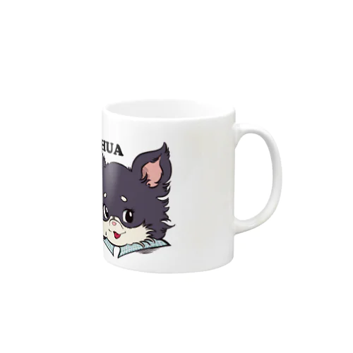 チワワ-チョコタン&ブラタン「I♡CHIHUAHUA」 Mug