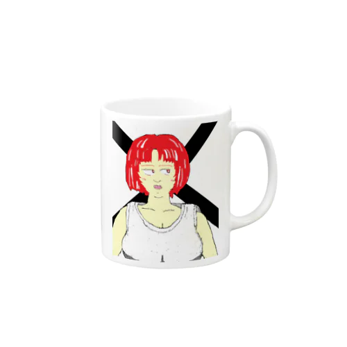 red hair Mug