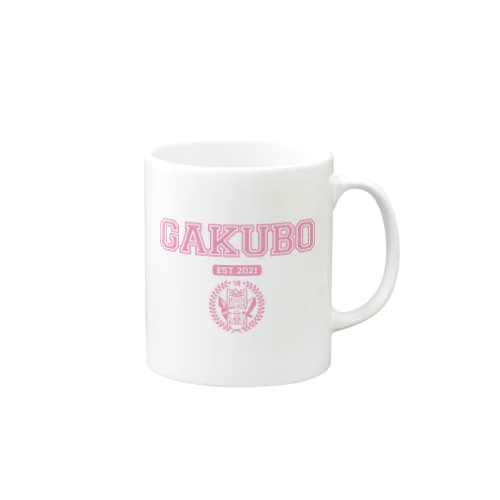 学歴の暴力 カレッジ-03 PINK Mug