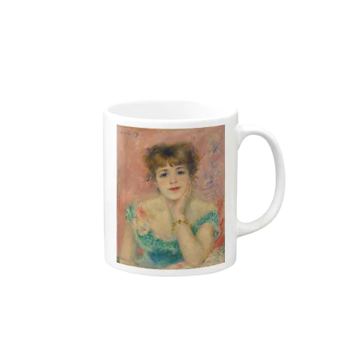 女優ジャンヌ・サマリーの肖像 / Portrait of the Actress Jeanne Samary Mug