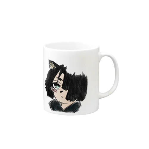 猫耳少女 Mug