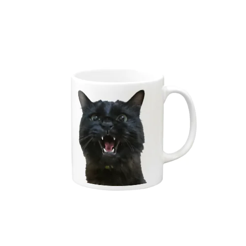 野獣猫 Mug