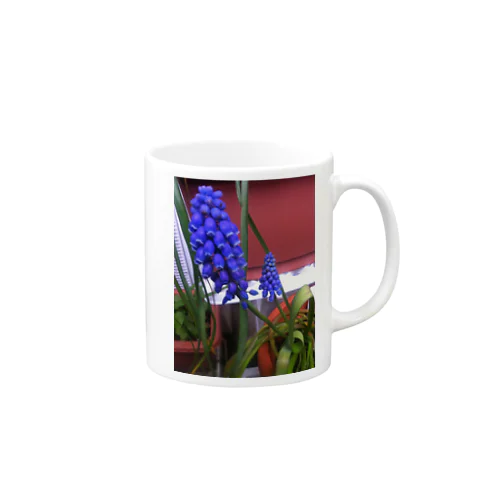 幻想的な青い花 Mug