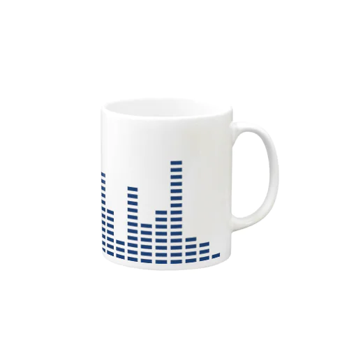 オーディオ機器のグラフっぽいヤツ Mug