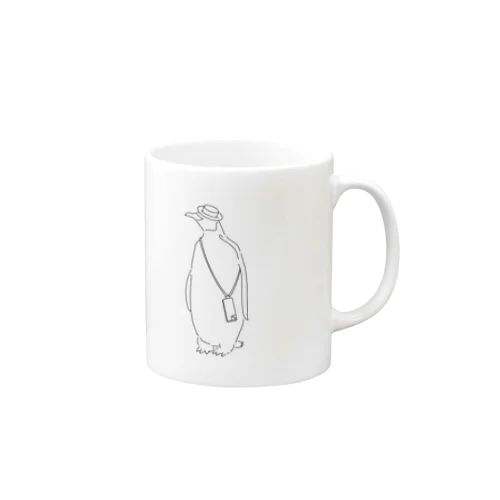 休日ペンギン Mug