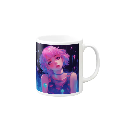 ネオンシティ シリーズ  サマーナイト Summer Night Mug