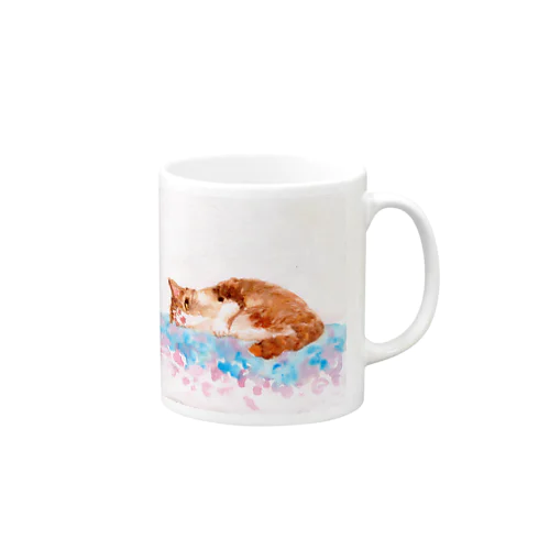 いたずら猫 Mug