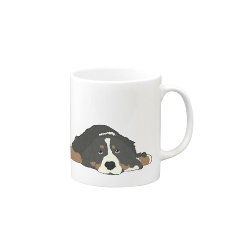 寝そべりバーニーズ Mug