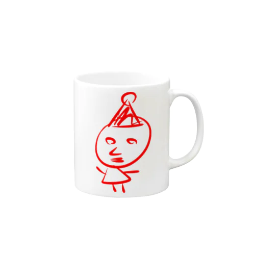 帽子かぶった人 Mug