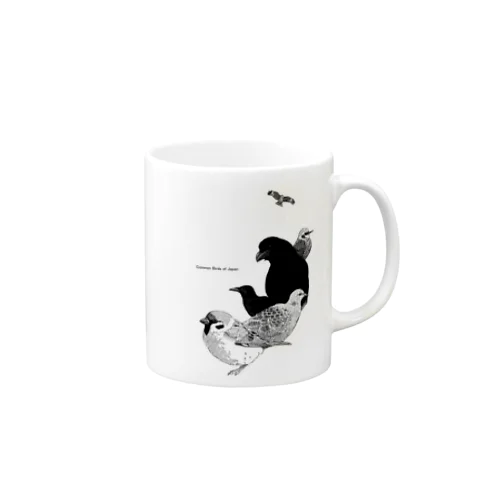 日本の身近な野鳥 Mug