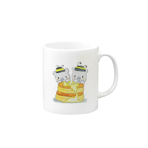 クンちゃんシロちゃんホットケーキ Mug