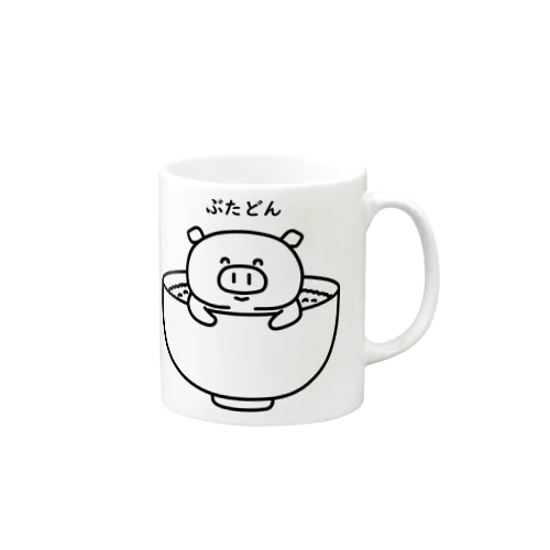 ぶたどん Mug