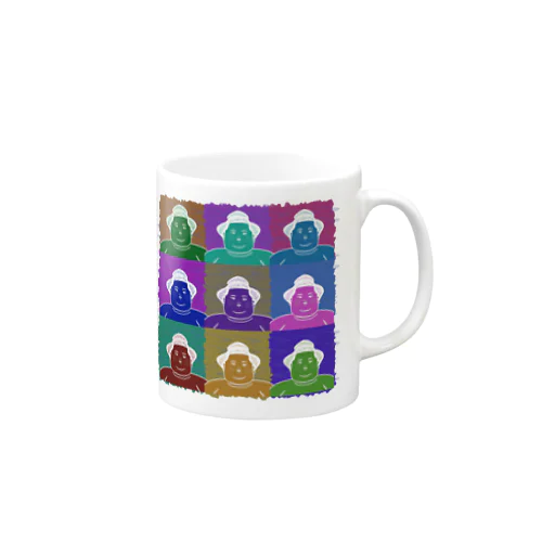 SUMO WRESTLER (multicolor) マグカップ
