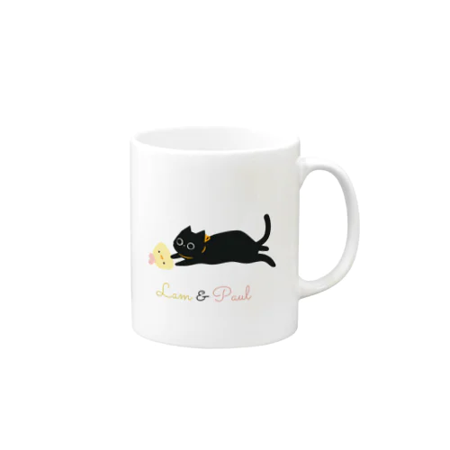 ねことひよこ Mug