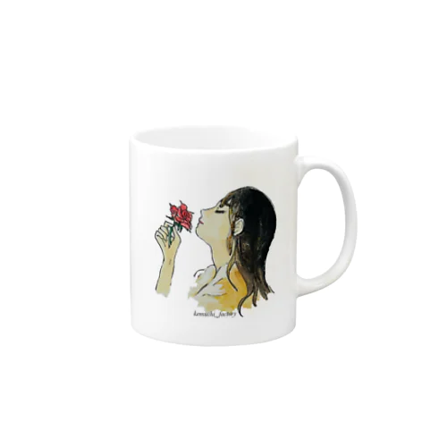 薔薇の香り Mug