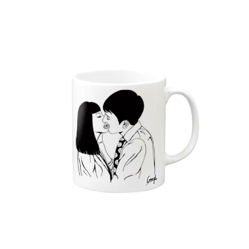 純白の愛 Mug