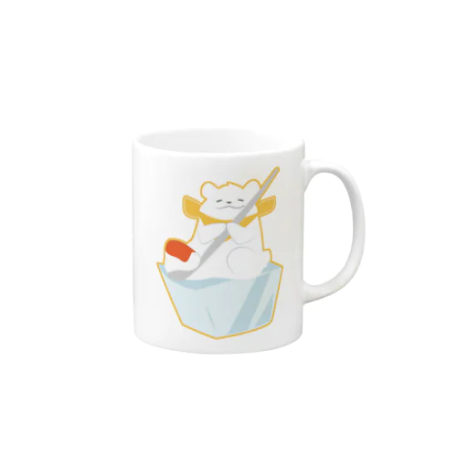 かき氷のシロクマ Mug