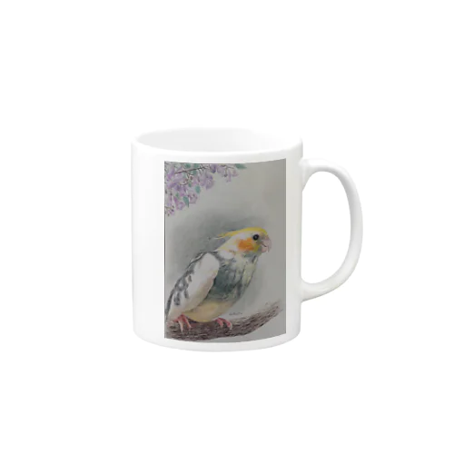 オカメインコの琥珀ちゃん Mug