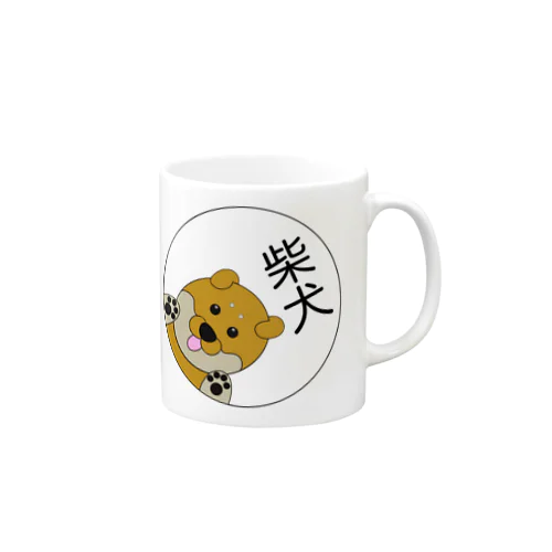 柴犬くんマーク Mug