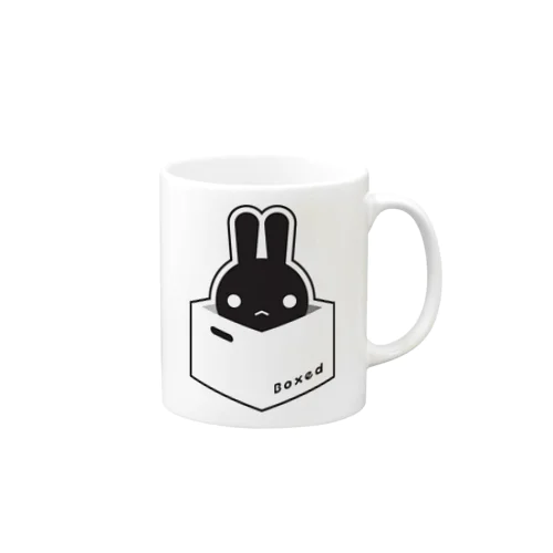 【Boxed * Rabbit】黒Ver Mug