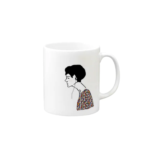 男の子 レトロ Mug