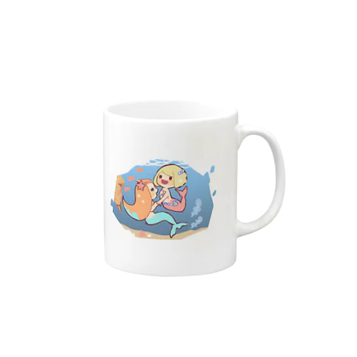 人魚の恋 Mug