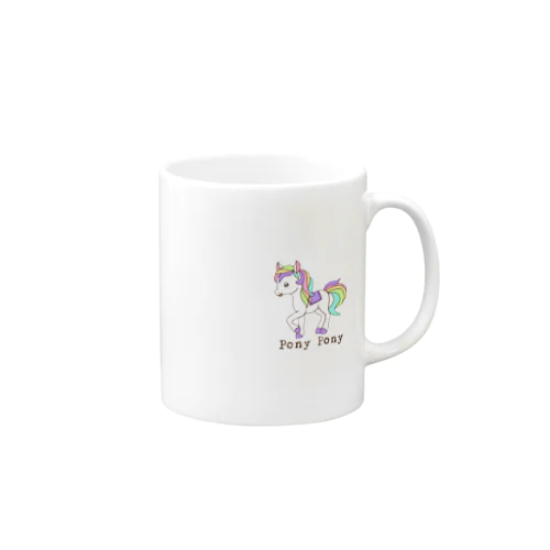 PONY PONY(ぽにぽに) Mug