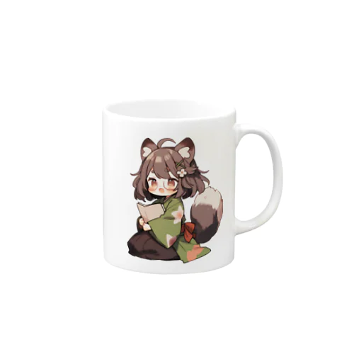 たぬっぺ  (Tanuppe)  ver.5 狸の神様、たぬき、タヌキ Mug