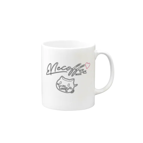 Tシャツペット　ネコーヒーLOVEぃちゃん❤️ Mug